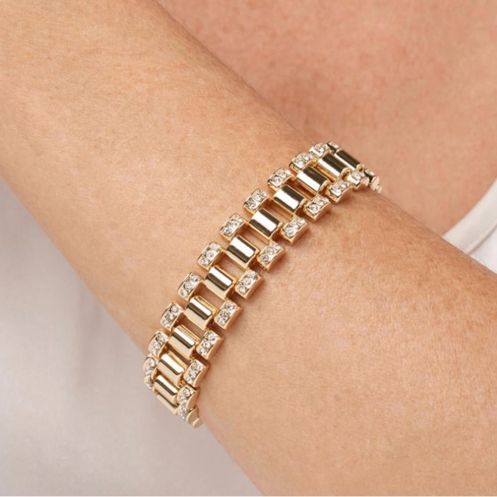 NEW 18K ROSE GOLD PLATED BRACELET